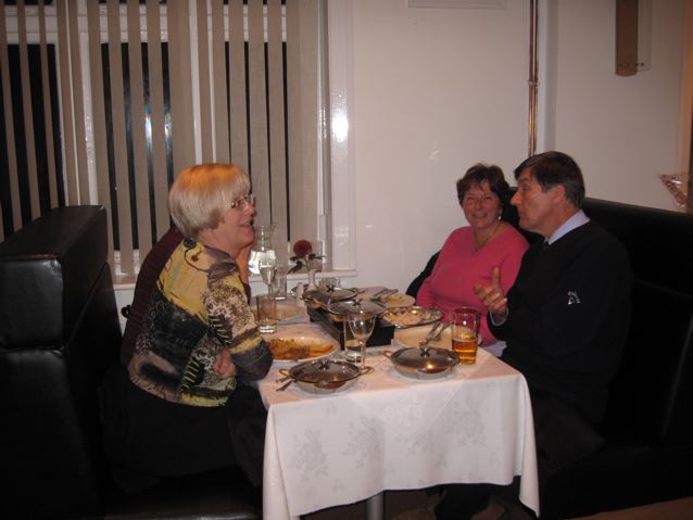 Autumn Supper at Sylhet Lodge in October 2009